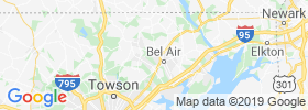 Bel Air North map